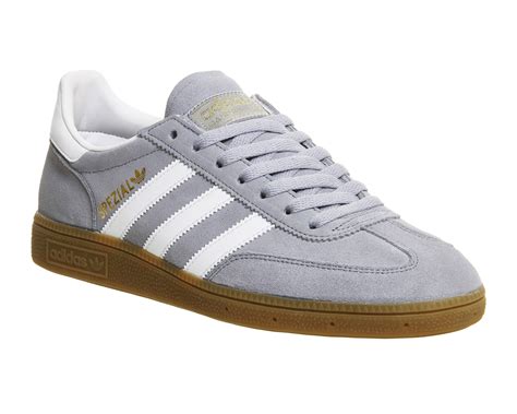 adidas spezial grey trainers|adidas originals trainers grey.